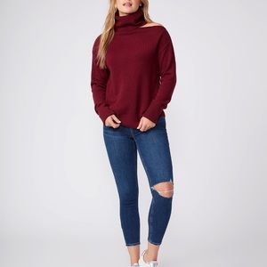 Paige Raundi Sweater - Deep Burgundy